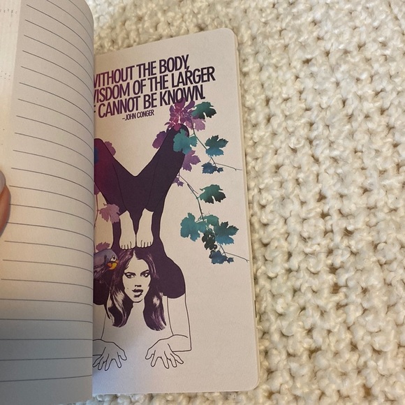 NEW "Find Your Center and Stay There" Stationery Lined Journal 128 pages - Picture 4 of 4
